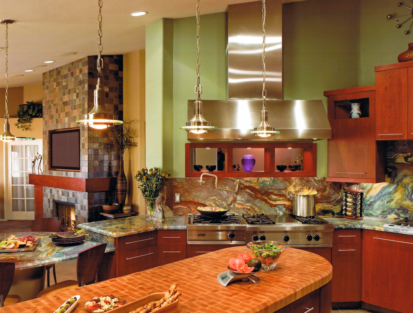 Custom Gourmet Kitchen Design J.P.Walters Design Associates